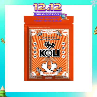 KOLI Muscle Injury Pain Plaster (Relief Aching Muscles And Backaches) 5s