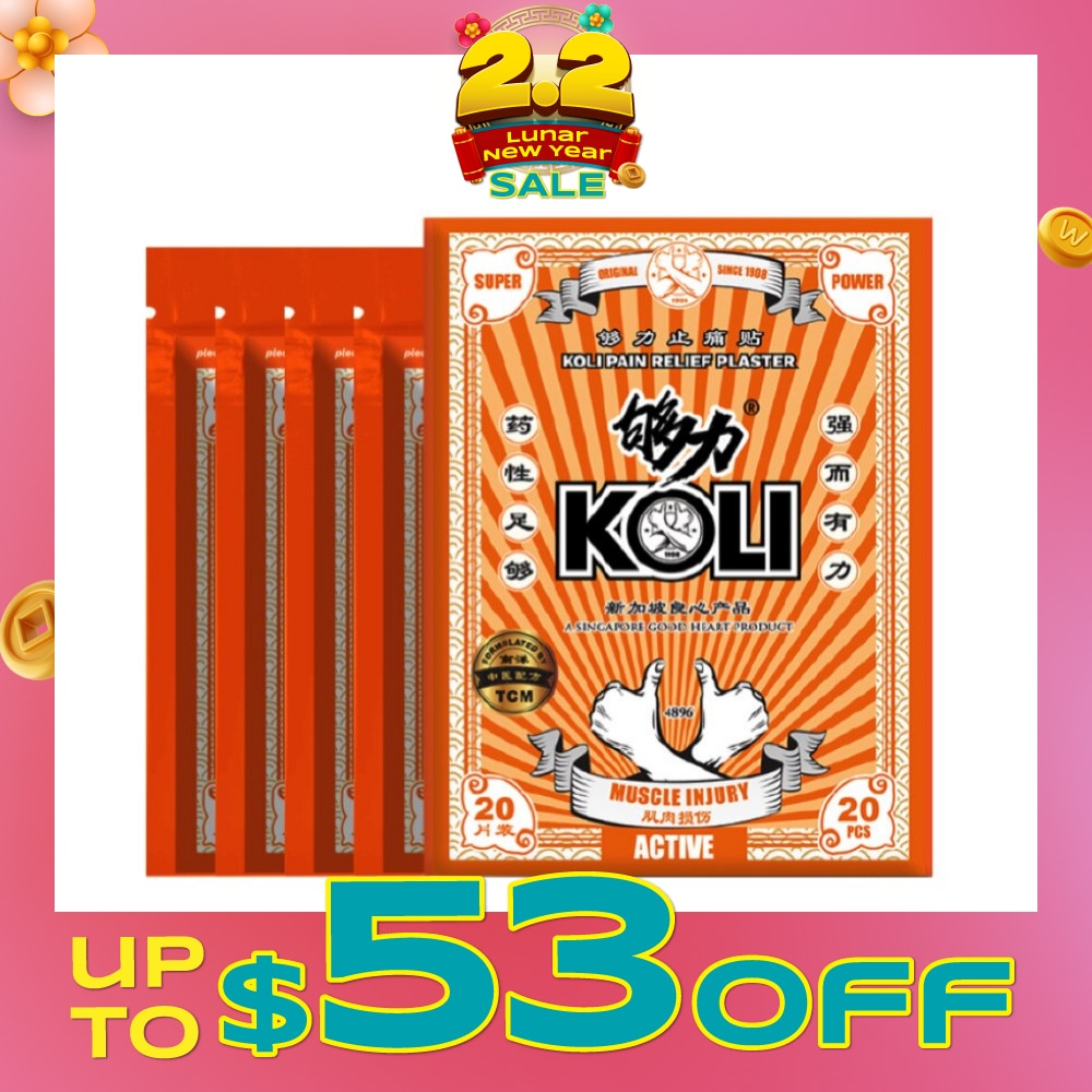 Muscle Injury Pain Plaster (Relief Aching Muscles And Backaches) 20s