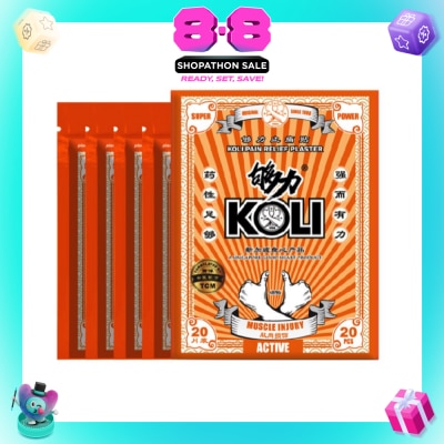 KOLI - Muscle Injury Pain Plaster (Relief Aching Muscles And Backaches) 20s