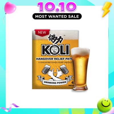 KOLI Hangover Relief Patch (Combats After Drinking Hangover Headache) 4s image