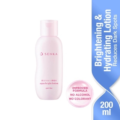 SENKA Aqua Bright Lotion (Reduce Dark Spots + Brightens & Hydrates Skin) 200ml