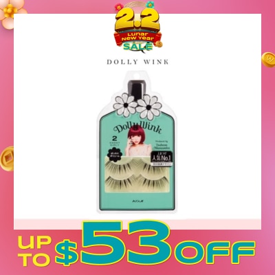 DOLLY WINK Eyelash With Fixer 02 Sweet Girly 2s