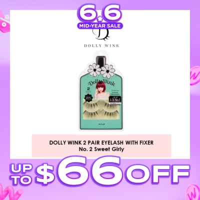 DOLLY WINK - Eyelash With Fixer 02 Sweet Girly 2s