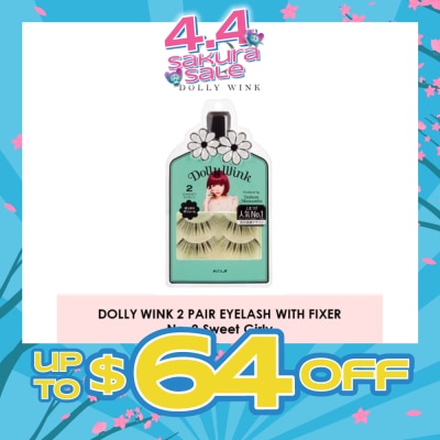 DOLLY WINK - Eyelash With Fixer 02 Sweet Girly 2s