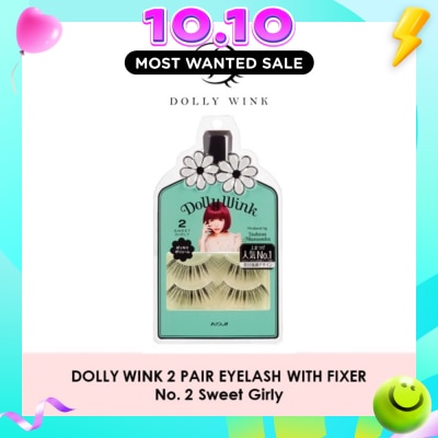 DOLLY WINK Eyelash With Fixer 02 Sweet Girly 2s image