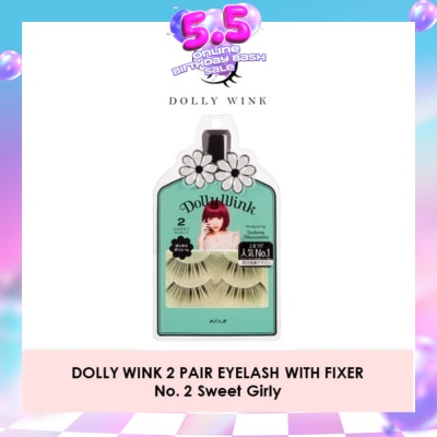 DOLLY WINK - Eyelash With Fixer 02 Sweet Girly 2s