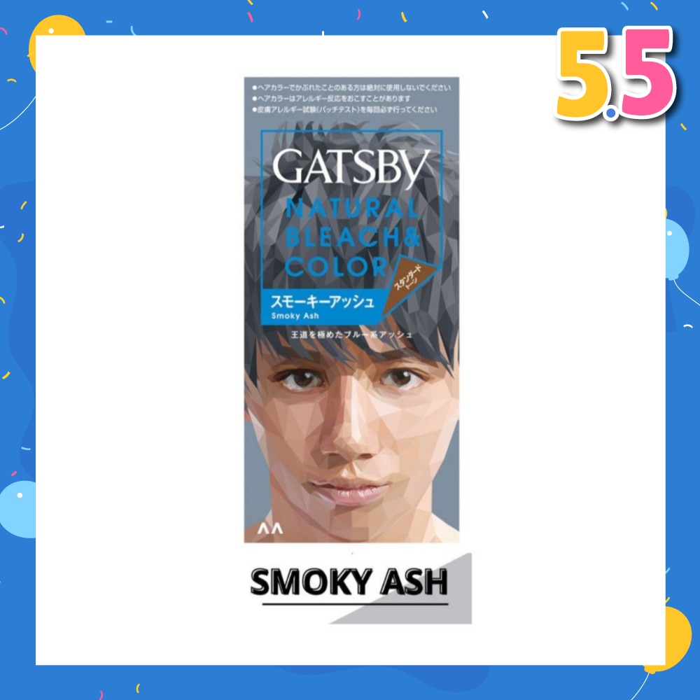 Men's Natural Bleach & Colour Smoky Ash 1s