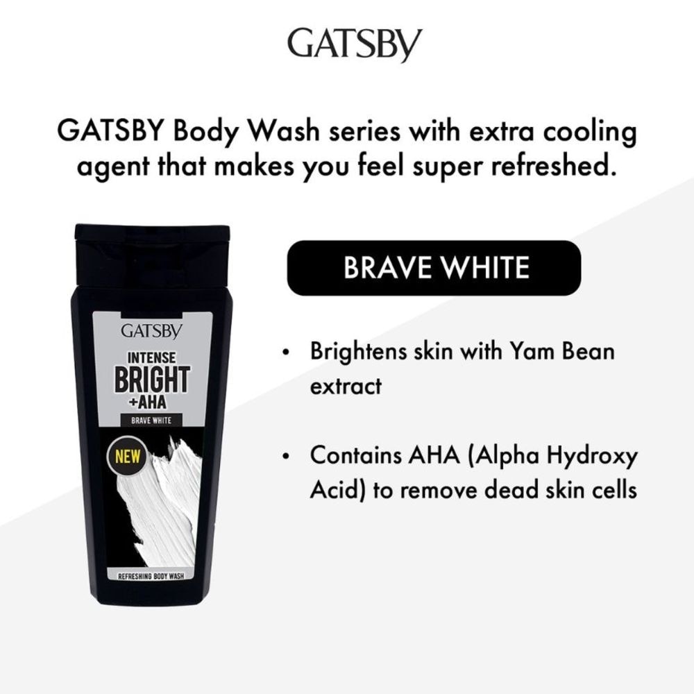 Men's Refreshing Body Wash Brave White 250ml