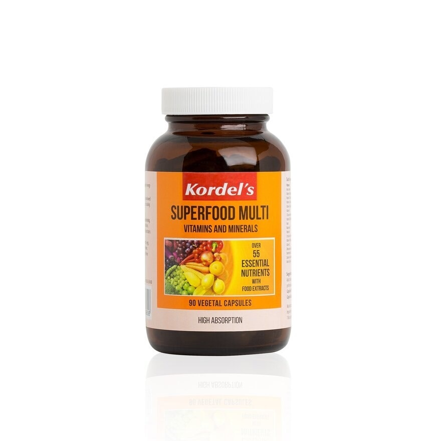 Superfood Multivitamins Vegetal Capsules (Support The Body’s Energy Levels, Immune Functions And Bone Health) 90s