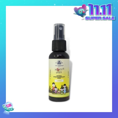 THREE STAR BRAND Natural Mozzie Free Natural Mosquito Repellent Spray Lemon (No Alcohol) 50ml (Expiry: Mar`2026)