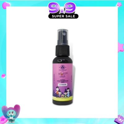 THREE STAR BRAND - Natural Mozzie Free Natural Mosquito Repellent Spray Lavender (No Alcohol + No Deet) 50ml image