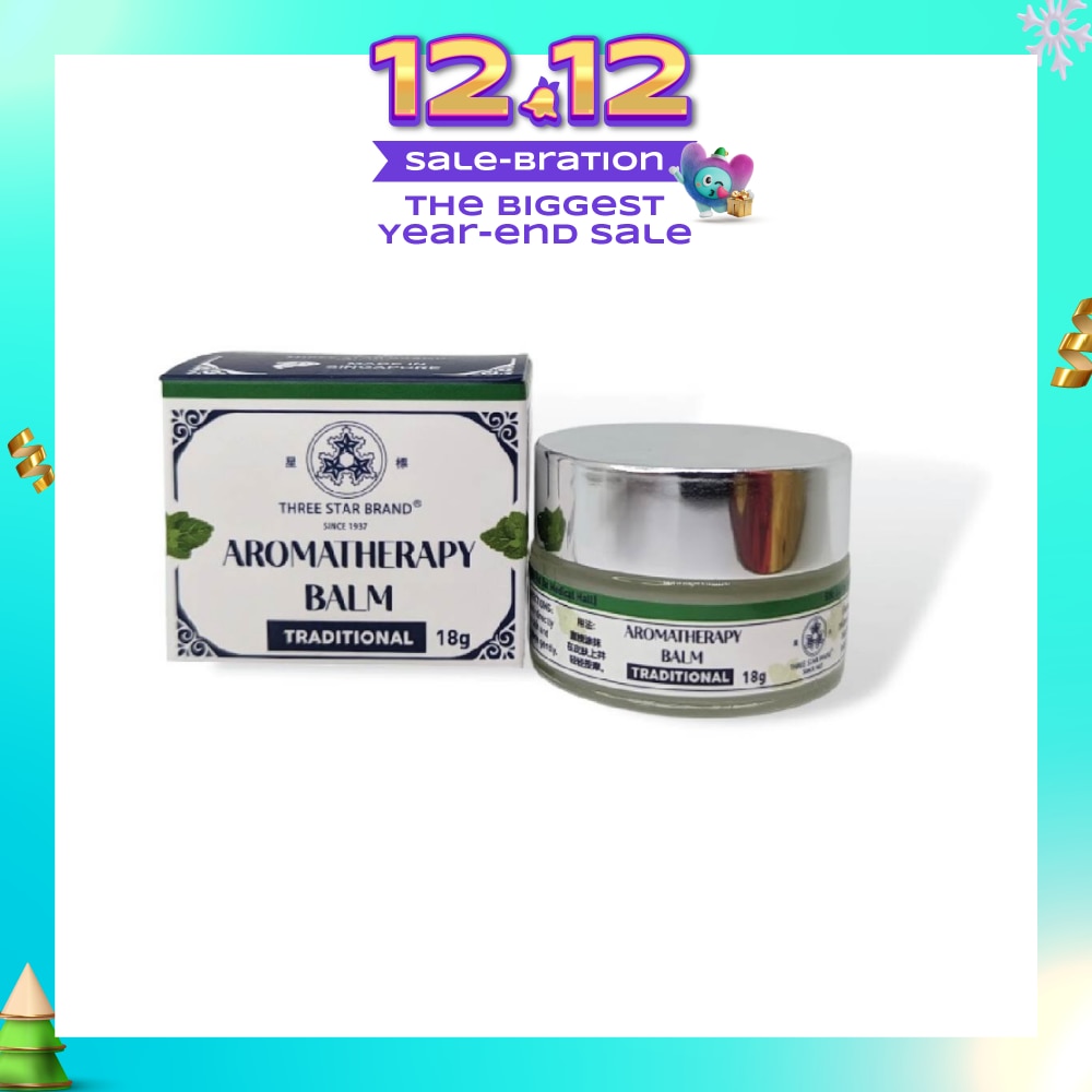 Aromatherapy Balm Traditional (Natural Ingredients with Therapeutic Benefits + Traditional Properties) 18g (Expiry: Aug`2026)
