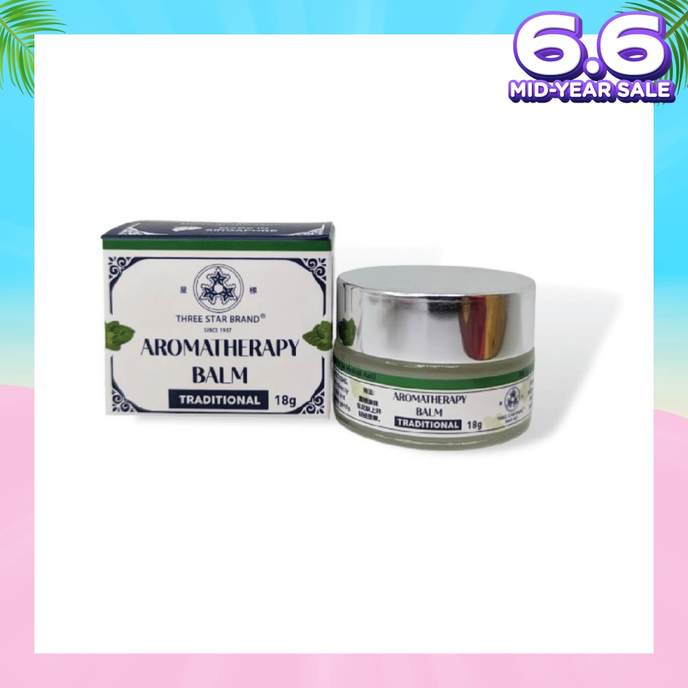 Aromatherapy Balm Traditional (Natural Ingredients with Therapeutic Benefits + Traditional Properties) 18g