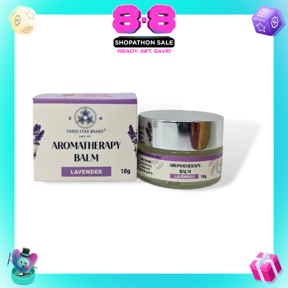Aromatherapy Balm Lavender (Natural Ingredients with Therapeutic Benefits + Traditional Properties) 18g