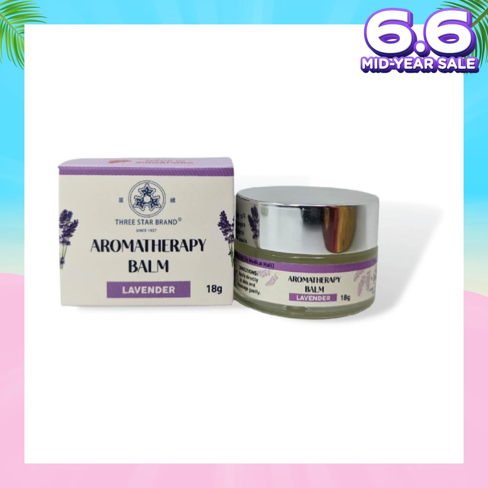 Aromatherapy Balm Lavender (Natural Ingredients with Therapeutic Benefits + Traditional Properties) 18g