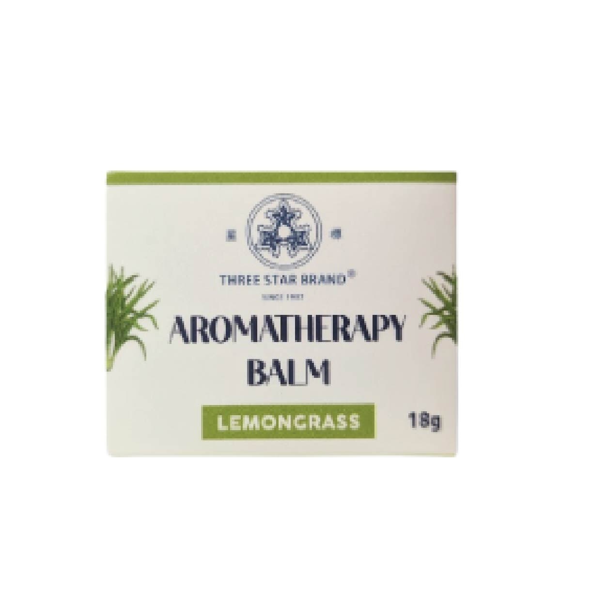 Aromatherapy Balm Lemongrass (Natural Ingredients with Therapeutic Benefits + Traditional Properties) 18g