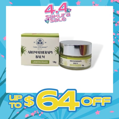 THREE STAR BRAND - Aromatherapy Balm Lemongrass 18g