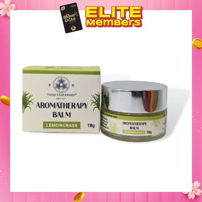 THREE STAR BRAND Aromatherapy Balm Lemongrass 18g