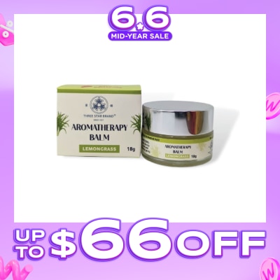 THREE STAR BRAND - Aromatherapy Balm Lemongrass 18g