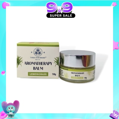 THREE STAR BRAND - Aromatherapy Balm Lemongrass 18g image