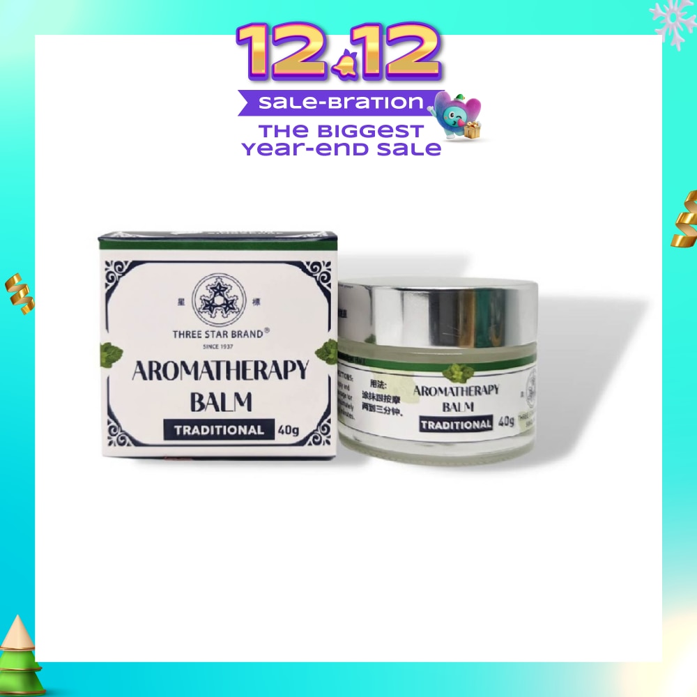 Aromatherapy Balm Traditional (Natural Ingredients with Therapeutic Benefits + Traditional Properties) 40g