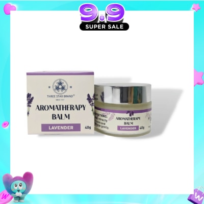 THREE STAR BRAND - Aromatherapy Balm Lavender 40g image