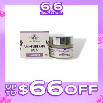THREE STAR BRAND - Aromatherapy Balm Lavender 40g