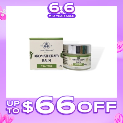 THREE STAR BRAND - Aromatherapy Balm Tea Tree 40g