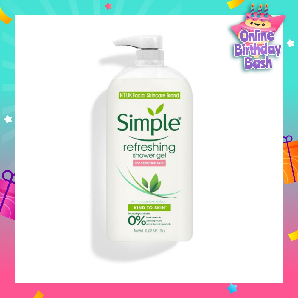 Kind To Skin Refreshing Shower Gel 1L