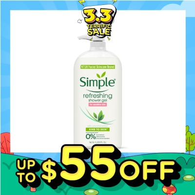 SIMPLE Kind To Skin Refreshing Shower Gel 1L
