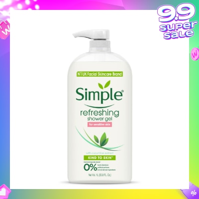 SIMPLE Kind To Skin Refreshing Shower Gel 1L