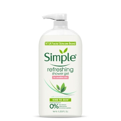SIMPLE Kind To Skin Refreshing Shower Gel 1L
