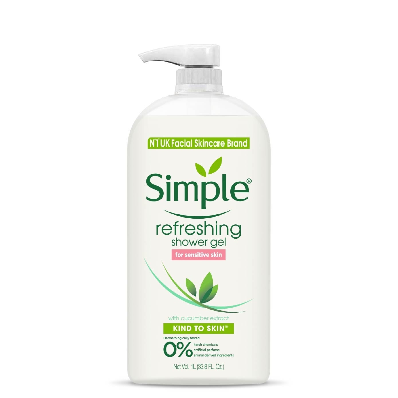Kind To Skin Refreshing Shower Gel 1L