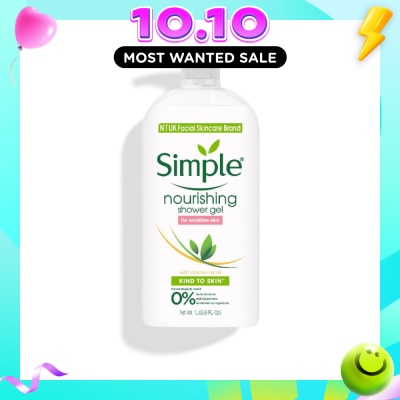 SIMPLE Kind To Skin Nourishing Shower Gel 1L image