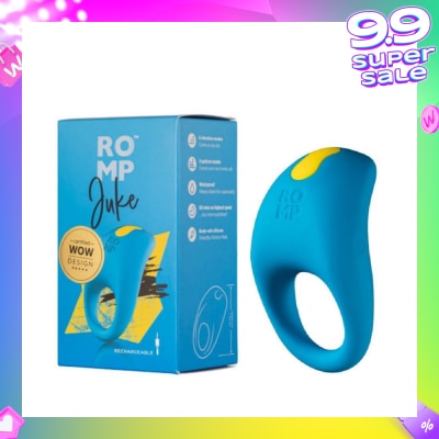 ROMP Juke Rechargeable Vibrating Ring For Men (Waterproof + 6 Intensity Vibration Mode) 1s