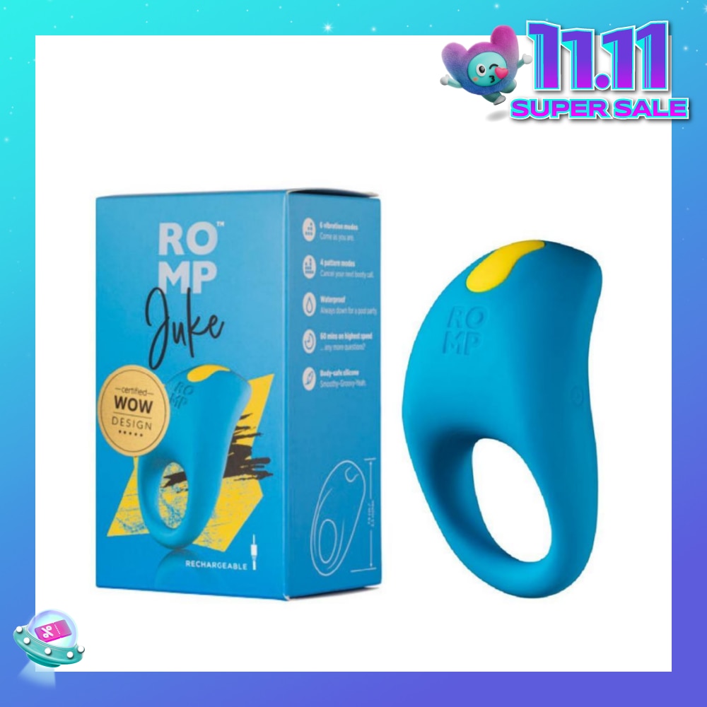 Juke Rechargeable Vibrating Ring For Men (Waterproof + 6 Intensity Vibration Mode) 1s