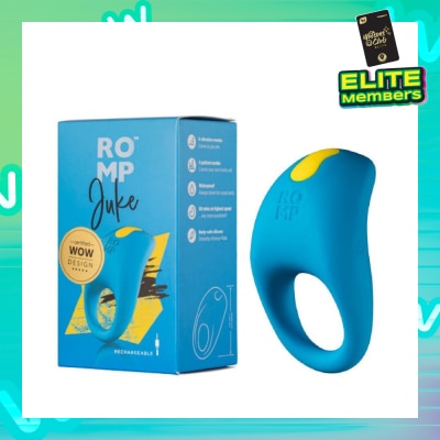 ROMP Juke Rechargeable Vibrating Ring For Men (Waterproof + 6 Intensity Vibration Mode) 1s
