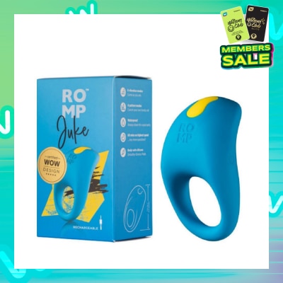 ROMP Juke Rechargeable Vibrating Ring For Men (Waterproof + 6 Intensity Vibration Mode) 1s