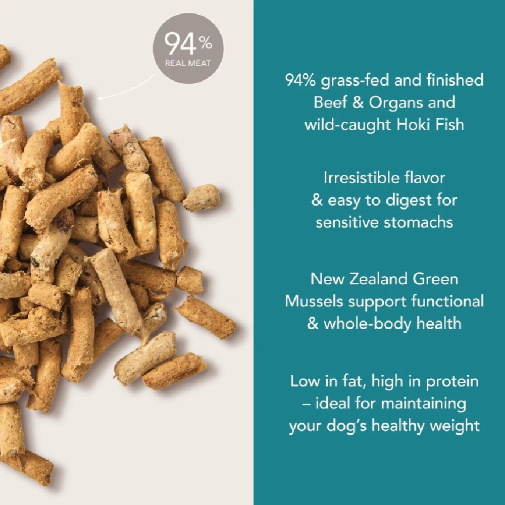 Beef & Hoki Feast Freeze-Dried Dog Food 500g