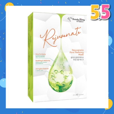 MY BEAUTY DIARY Rejuvenate Pore Refining Mask (Excessive Sebum Production Control + Reduce inflammation & Irritation) 5s