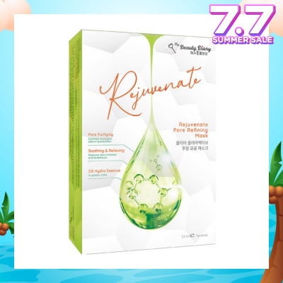 MY BEAUTY DIARY Rejuvenate Pore Refining Mask (Excessive Sebum Production Control + Reduce inflammation & Irritation) 5s