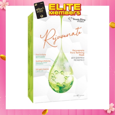 MY BEAUTY DIARY Rejuvenate Pore Refining Mask 5s (Expiry: April`2026)