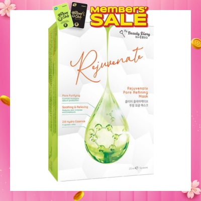 MY BEAUTY DIARY Rejuvenate Pore Refining Mask 5s (Expiry: April`2026)