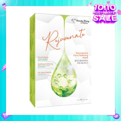 MY BEAUTY DIARY Rejuvenate Pore Refining Mask 5s (Expiry: April`2026)