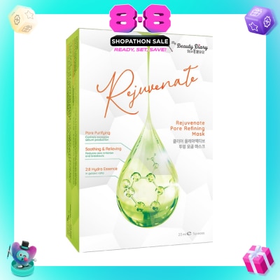 MY BEAUTY DIARY - Rejuvenate Pore Refining Mask 5s (Expiry: Feb`2027)