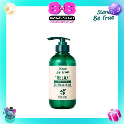 DIANE BE TRUE - Body Soap Relax (Improve Skin Barrier + Retain Skin Moisture + Smooth & Deep Moisturising) 400ml