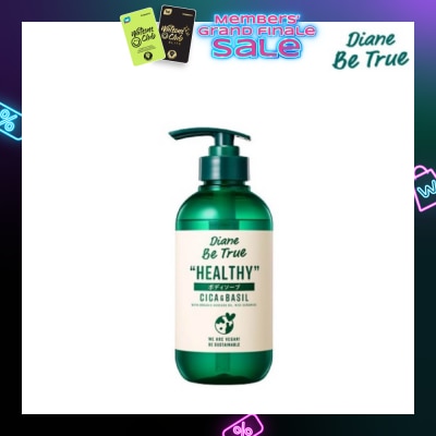 DIANE BE TRUE Body Soap Healthy (Improve Skin Barrier + Retain Skin Moisture + Firming & Moisturising) 400ml