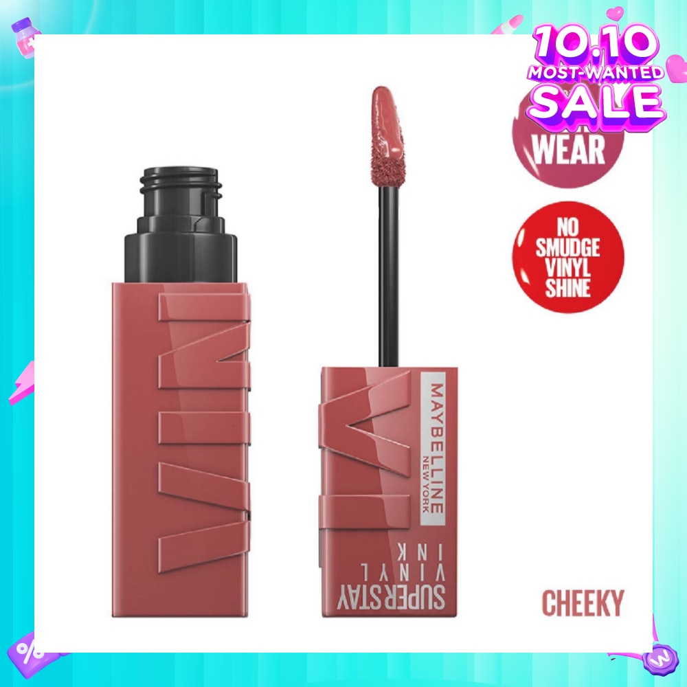 Superstay Vinyl Ink Longwear Liquid Lipcolor Cheeky (Smudge Proof + Transfer Proof) 1s