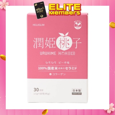 HELASLIM [CNY] Uruhime Momoko Ceramide + Collagen Supplement 30s