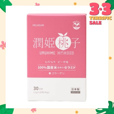 HELASLIM Helaslim Uruhime Momoko Ceramide + Collagen Supplement 30s